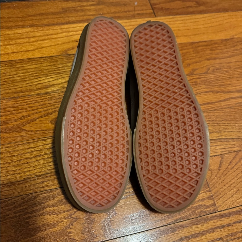 Vans Men's Taupe Canvas Sneakers Size 11.5 - Picture 4 of 10